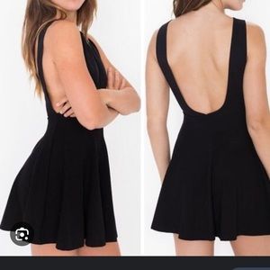 American apparel backless skater dress